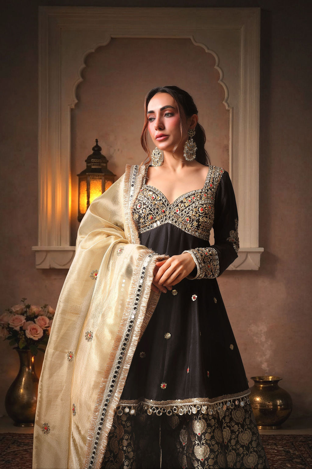 Noor-e-shab Sharara Set