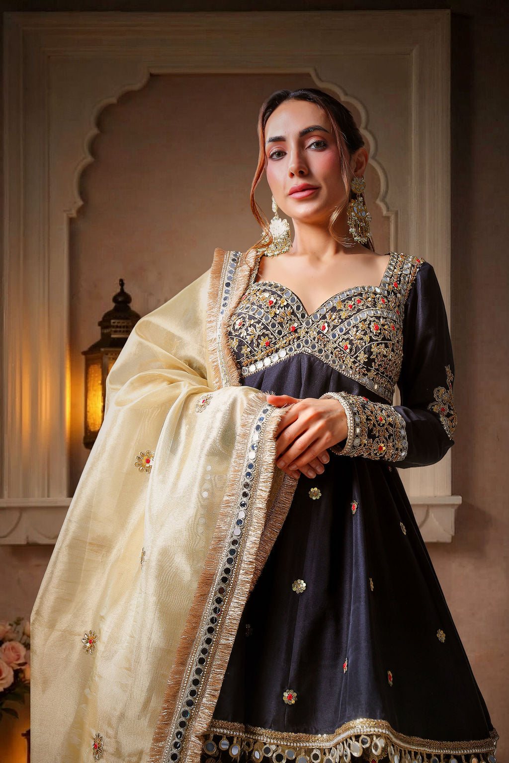 Noor-e-shab Sharara Set