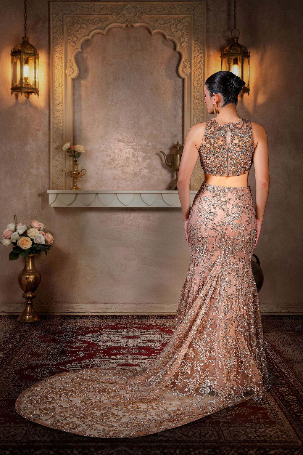 Golden Siren Lehenga
