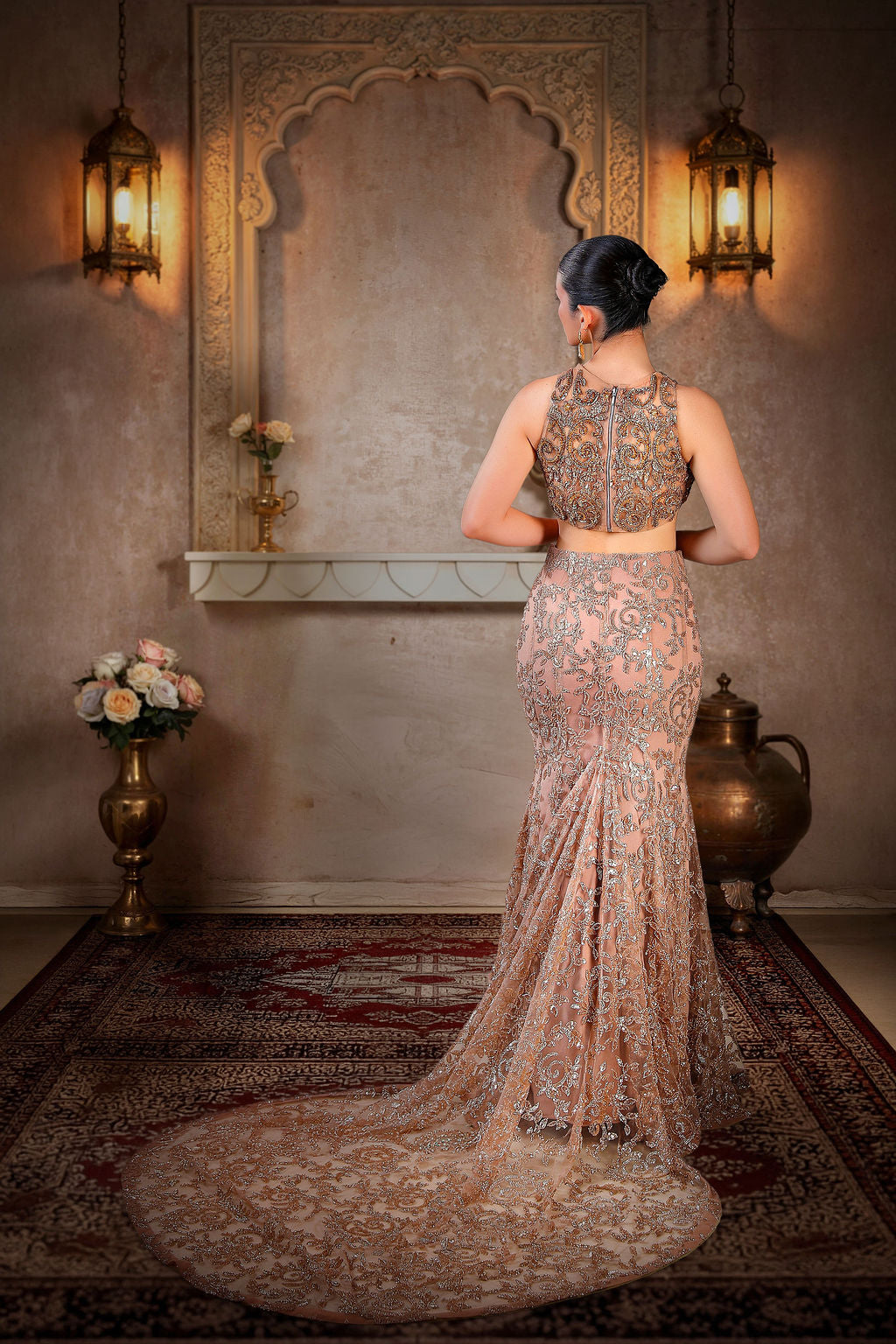 Golden Siren Lehenga