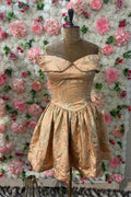 Champagne royale Jacquard dress
