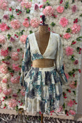 Azure bloom Lurex Coordset