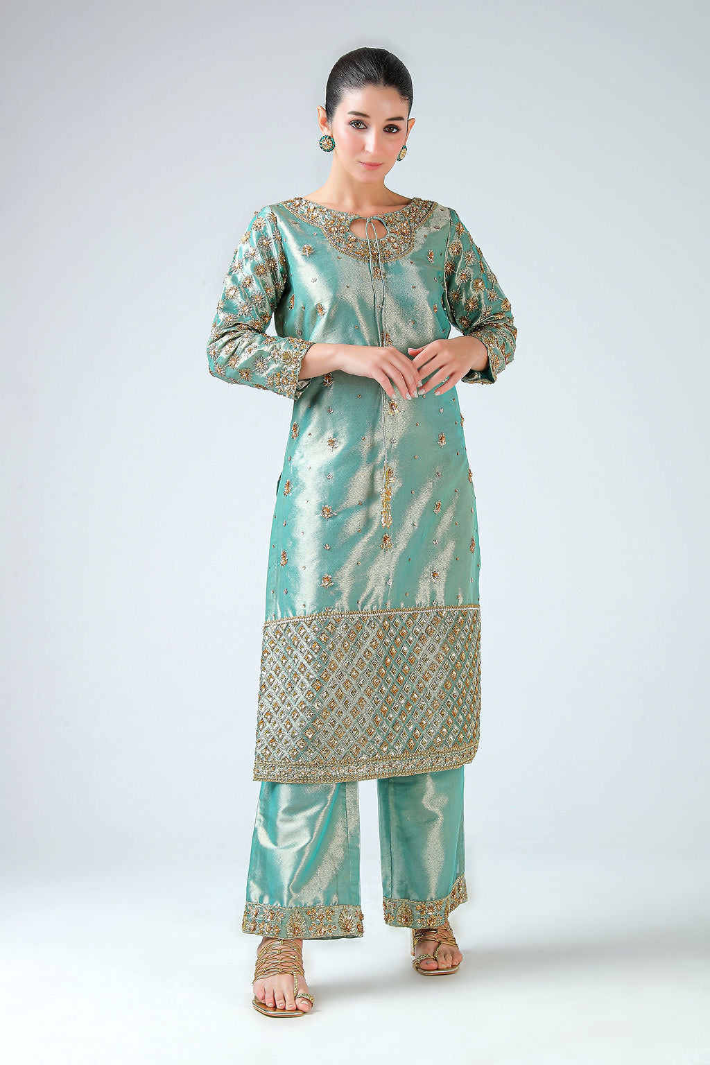Aafreen Mint Suit Set
