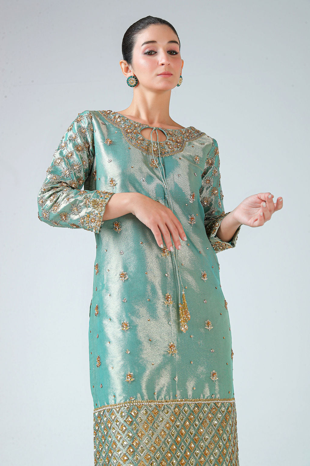 Aafreen Mint Suit Set