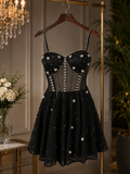 Elara Stone Work Corset Dress